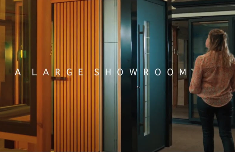 aluminium bifold doors at bristol bifold showroom