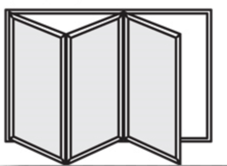 Origin Aluminium Bifold - 3 Door, ex showroom Origin Aluminium Bifold - 3 Door, ex showroom