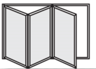 Origin Aluminium Bifold - 3 Door, ex showroom Origin Aluminium Bifold - 3 Door, ex showroom