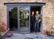 Cortizo Aluminium Bifold Door - 3 Door, Slate grey Cortizo Aluminium Bifold Door - 3 Door, Slate grey